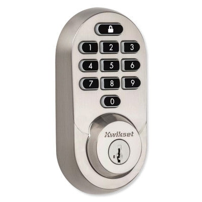 Kwikset Halo Keypad Wi-Fi Smart Lock, Satin Nickel