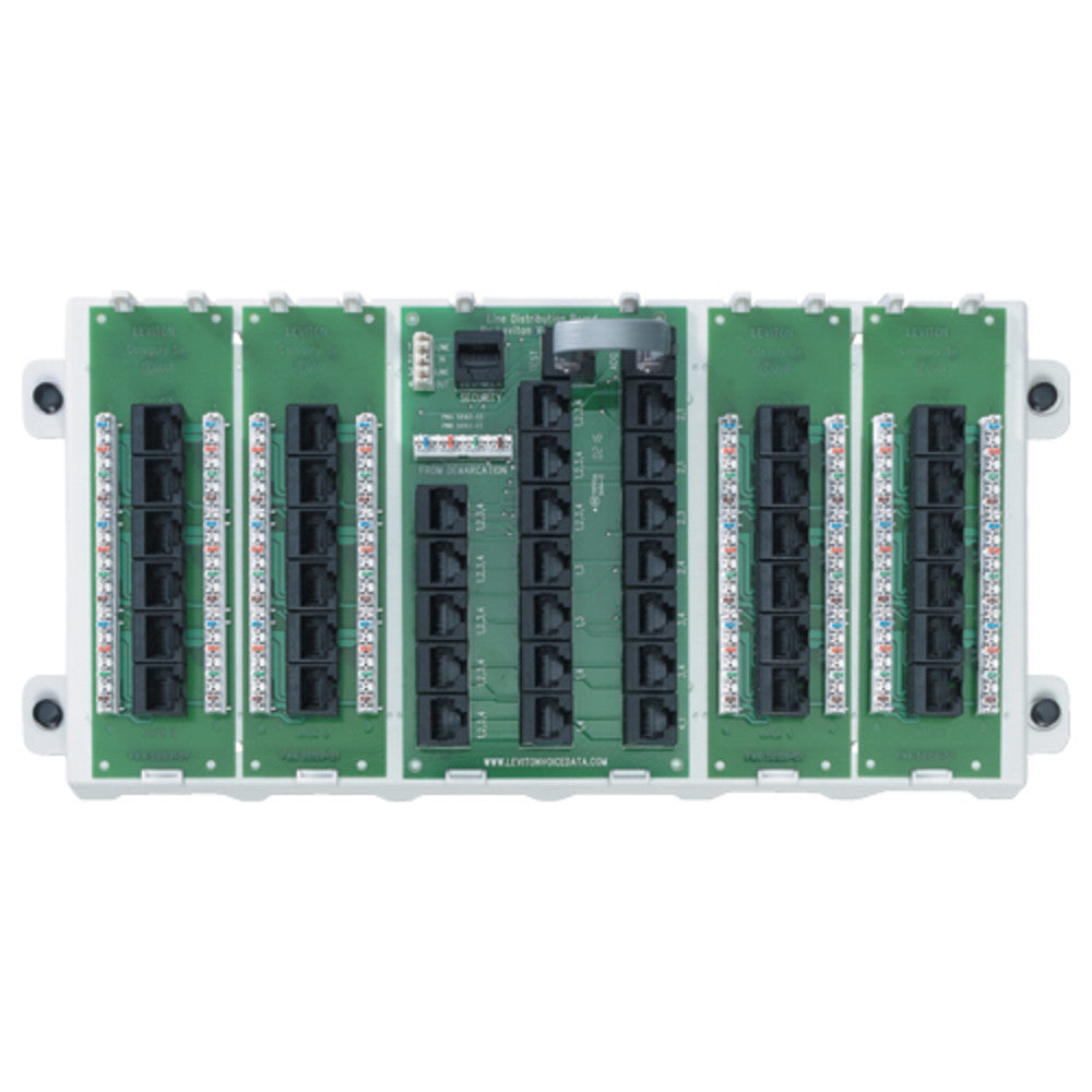 Leviton 24-Port Structured Media Panel, Telephone & Data
