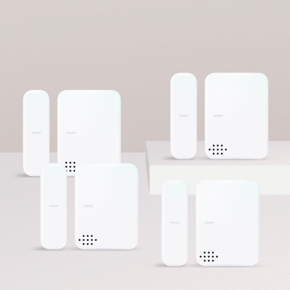 Quad Security Centralite Micro Door Sensors
