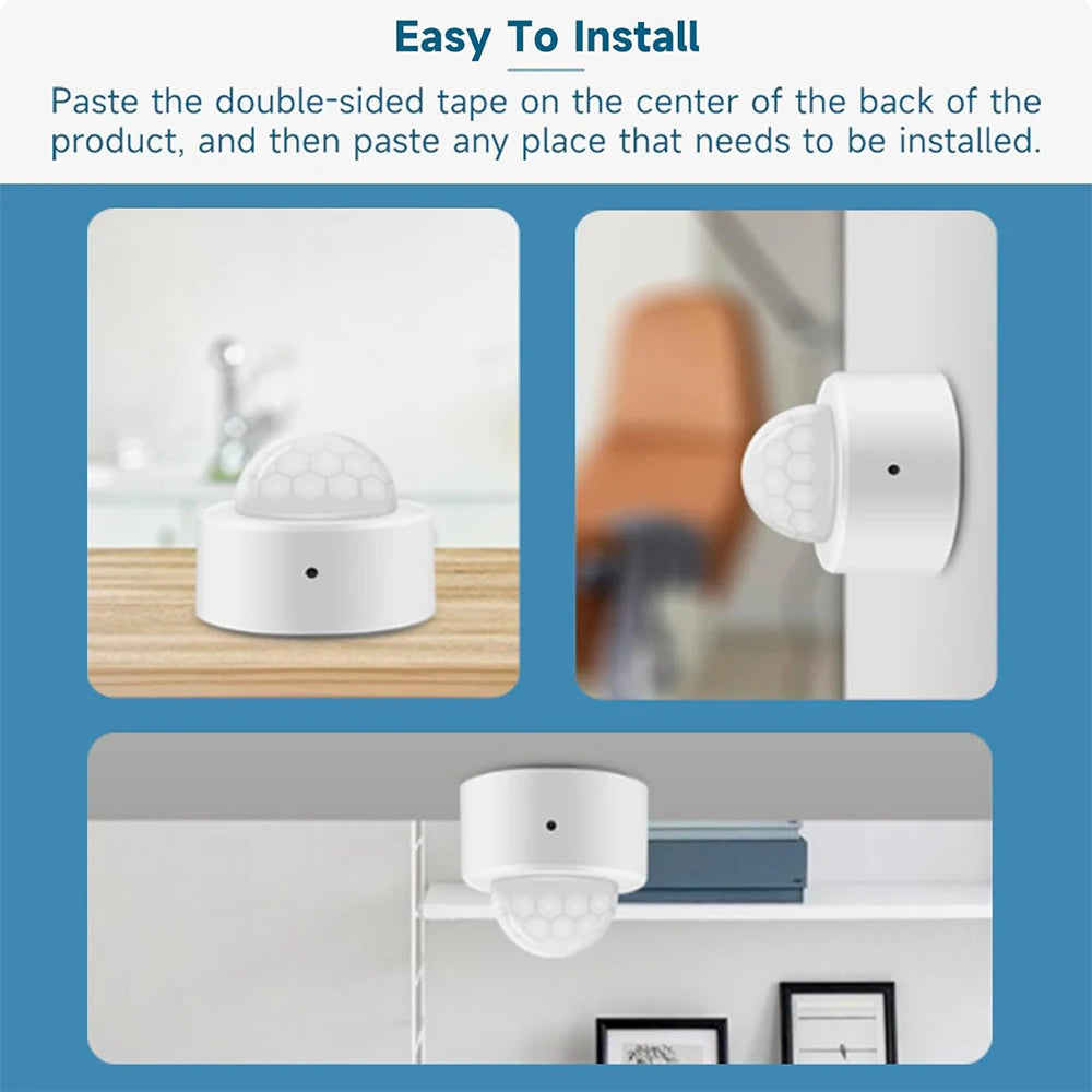 Ewelink Zigbee 3.0 Mini PIR Motion Movement Human Body Detector Sensor Home Burglar Alarm Sensor