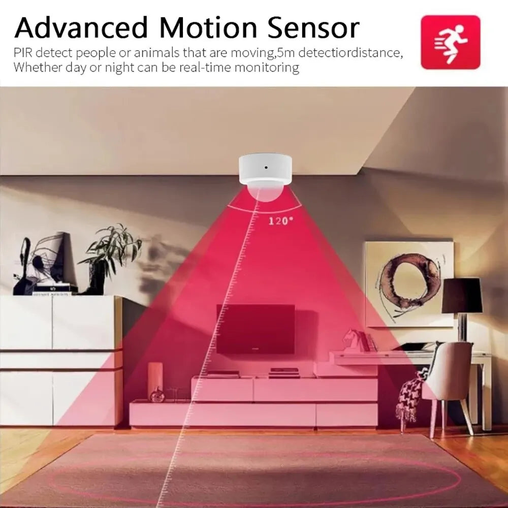 Ewelink Zigbee 3.0 Mini PIR Motion Movement Human Body Detector Sensor Home Burglar Alarm Sensor