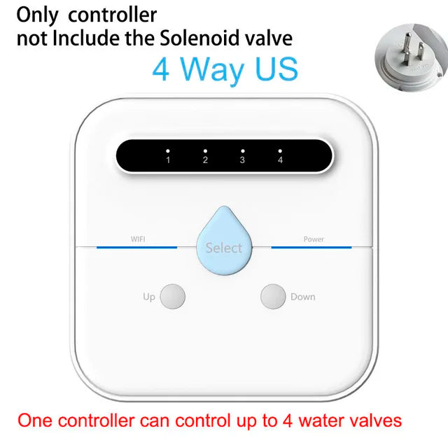 WIFI Connect Smart Watering Timer Garden Irrigation Controller Waterproof Water Valve Irrigation Timer Smart Watering System