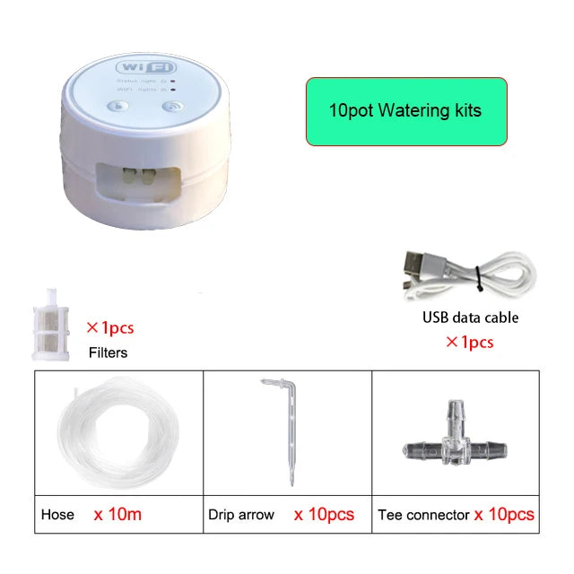 New Wifi Automatic Drip Irrigation Controller Garden plant Smart water pump timer indoor Watering irrigation System Device