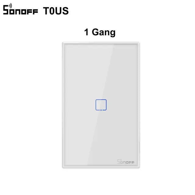 SONOFF T0US TX Wifi Smart Wall Light Switch Timer 1/2/3 Gang Support Voice/APP/Touch Control Works With Alexa Google Home IFTTT
