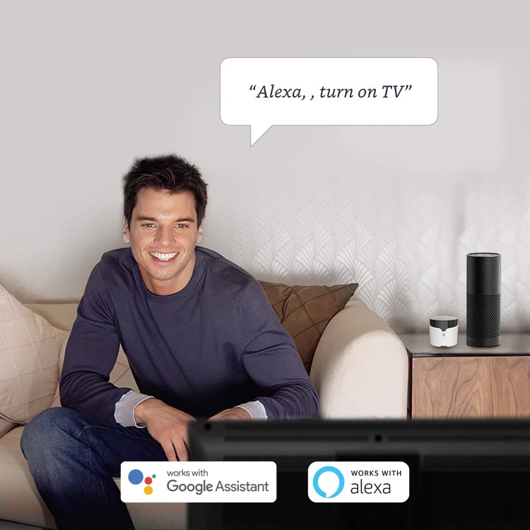 Bestcon RM4C mini RM4C pro Universal Wifi IR RF Remote Control Compatible Alexa Google Assistant For TV Use Broadlink APP