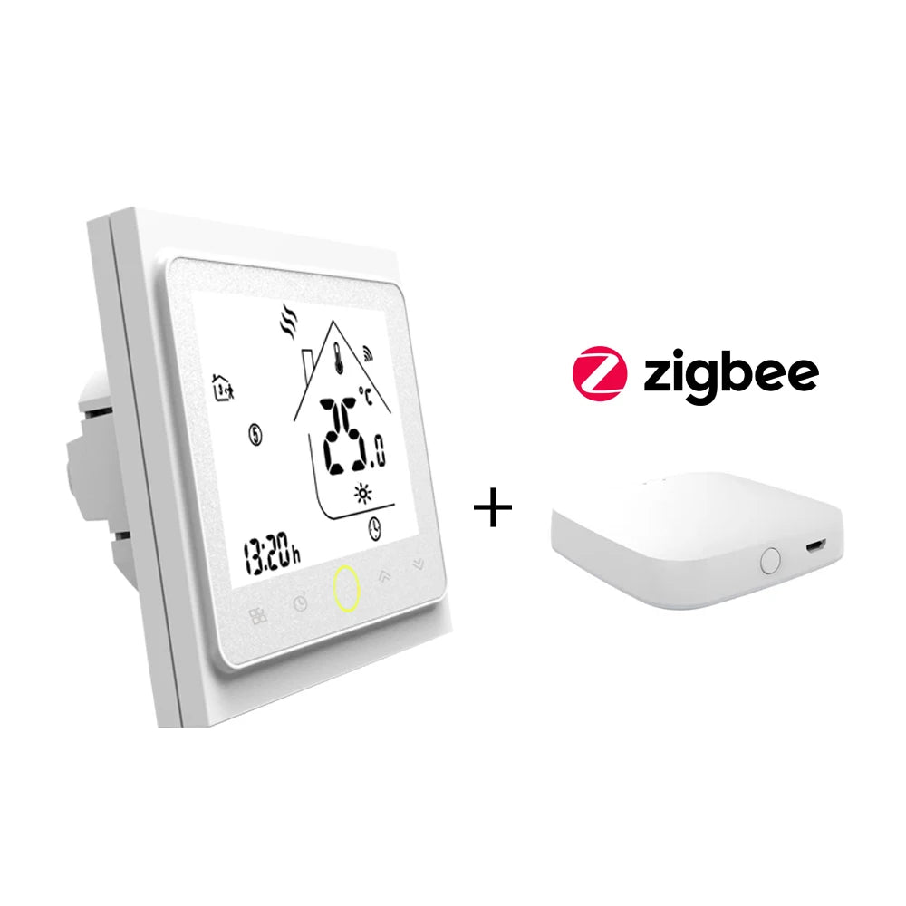 ZigBee 3.0 Air Conditioning Compressor Thermostat Fan Coil Unit Digital Temp Conditioner 220V Tuya Smart Life Alexa Google Home