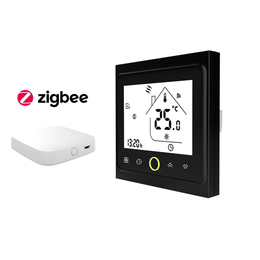 ZigBee 3.0 Air Conditioning Compressor Thermostat Fan Coil Unit Digital Temp Conditioner 220V Tuya Smart Life Alexa Google Home