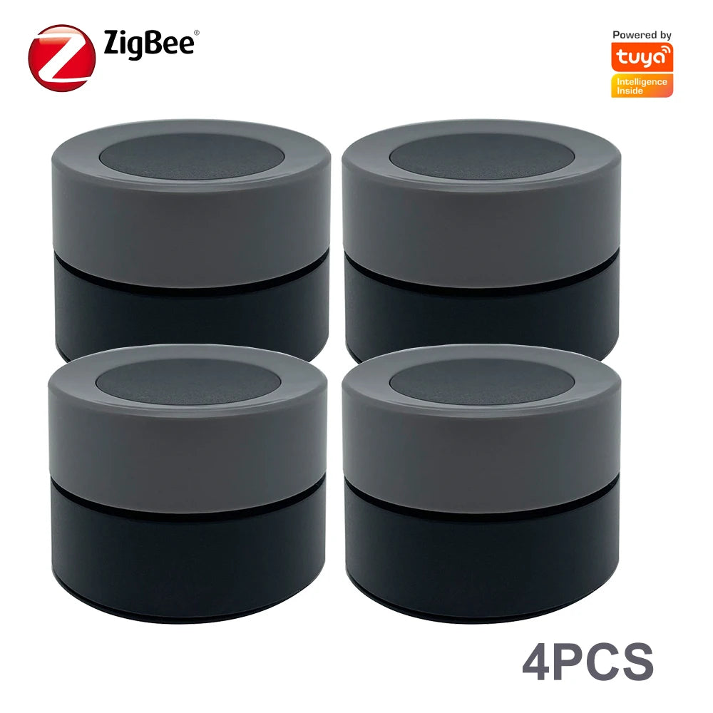 Tuya Smart Zigbee 3.0 Scene Knob Switch Wireless Remote Dimmer Controller Automation Scenario Button Works with Smart Life APP