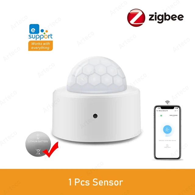 Zigbee 3.0 Smart Pir Motion Sensor Movement Human Body Infrared Detector Security Alarm Sensor Works With EWelink Home Assistant