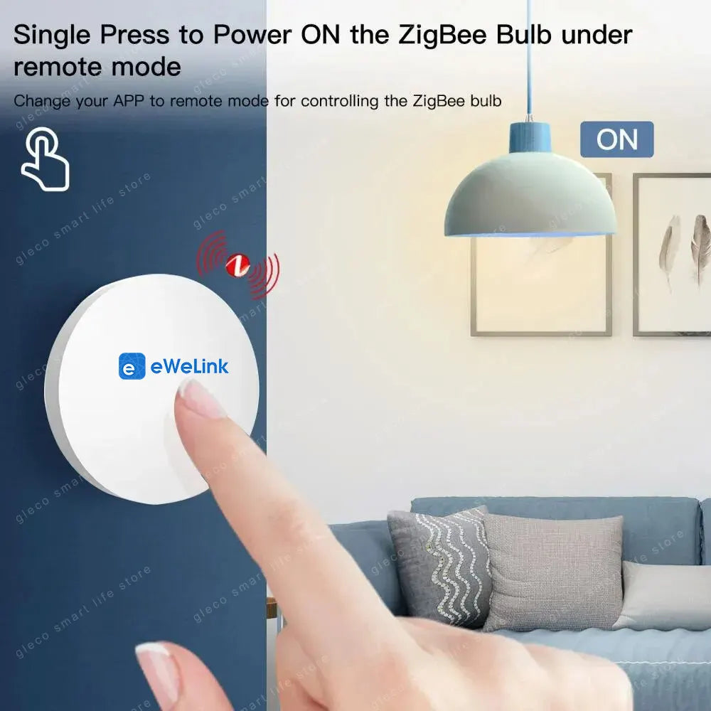 New Zigbee Button Scene Switch Wireless Remote One Key Controller Smart Home Automation Scenario For Ewelink Alexa Google 2Mqtt