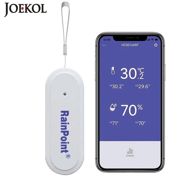 Smart WiFi Temperature Humidity Sensor APP Remote Home Indoor Outdoor Hygrometer Thermometer IP54 Waterproof