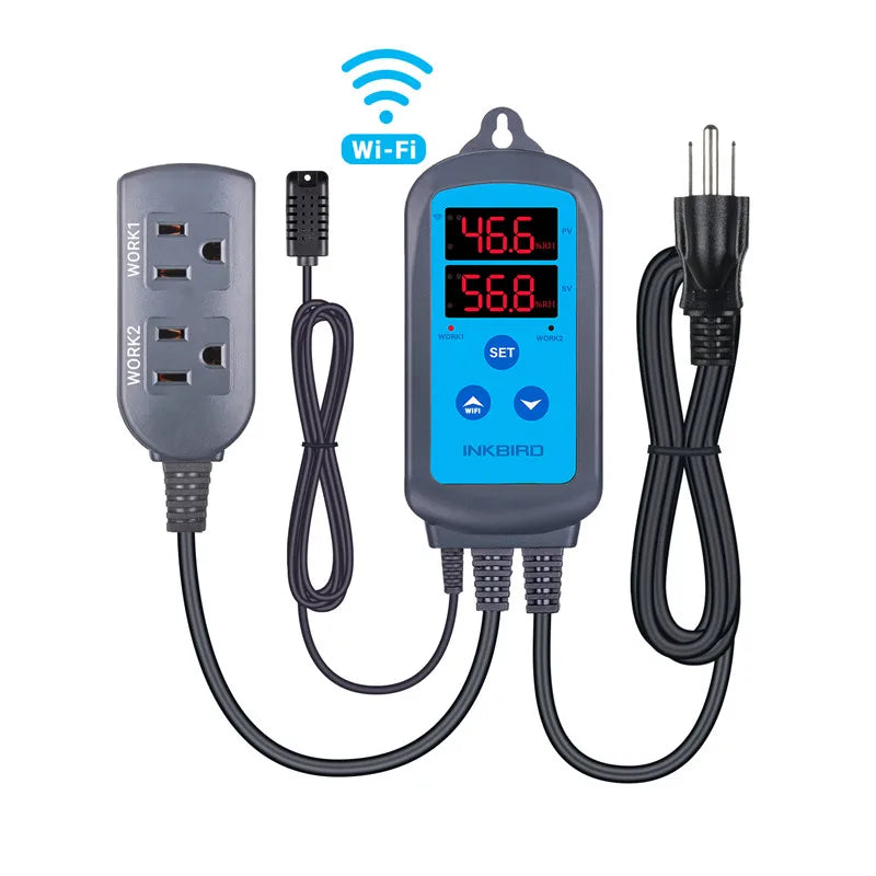 INKBIRD IHC-200-WIFI Humidifier Dehumidifier Automatic Humidity Controller Humidistat Remote Data Monitor Smart Home Improvement