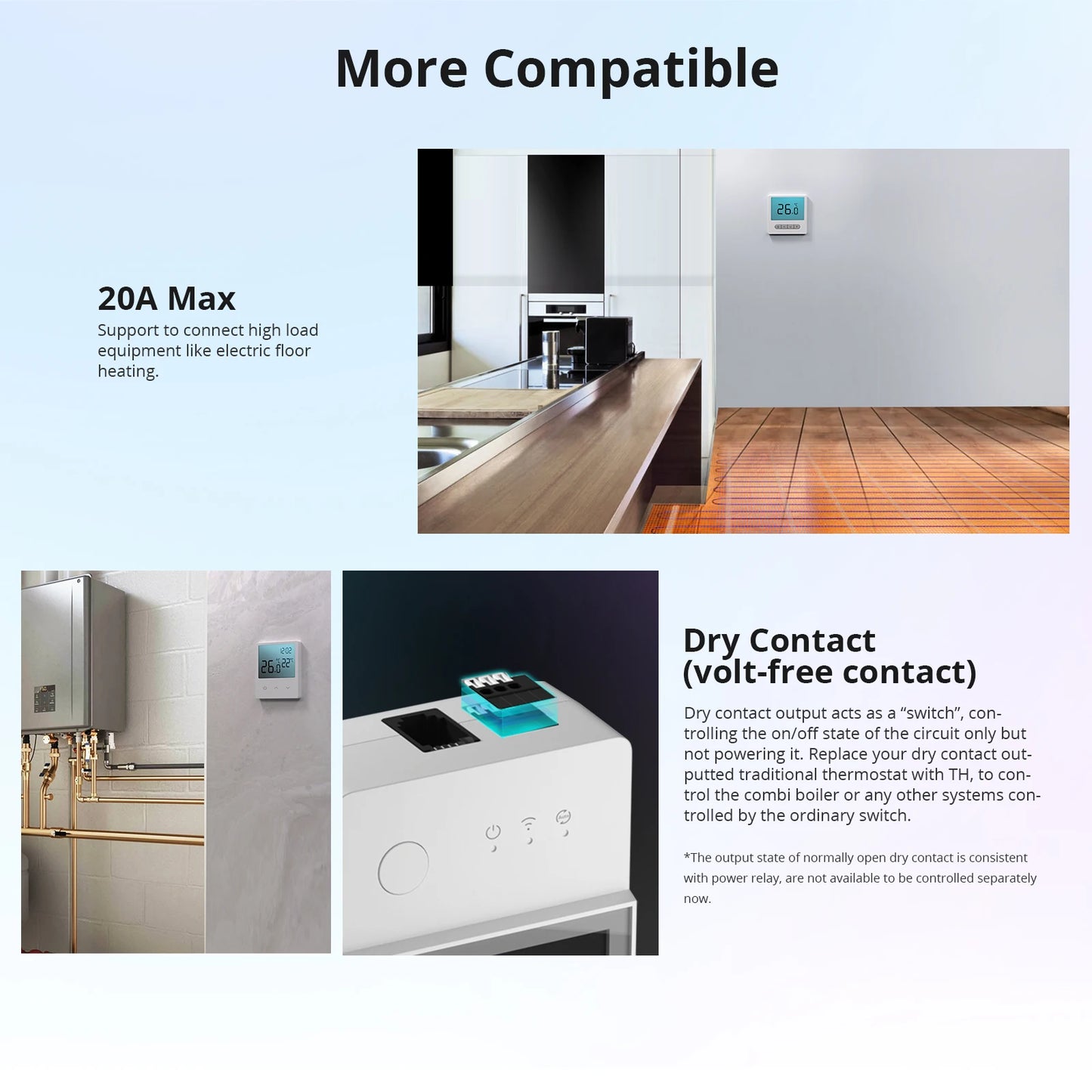 Sonoff THR320D 20A Wifi Smart Switch Support Temperature Monitor Sensor Humidity High Accuracy Sensor Works Alexa Google Home