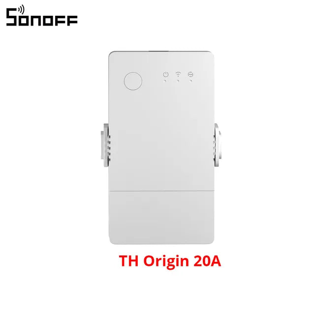 SONOFF TH Origin Wifi Switch Smart Home Controller Temperature Humidity Monitor Switch 20A Max SONOFF TH10/16 Upgrade Version