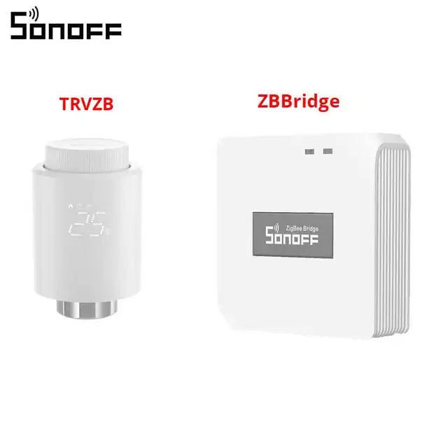 SONOFF TRVZB Zigbee Thermostatic Radiator Valve Smart Home eWeLink App Remote Control Works with SONOFF ZB Bridge-P/ ZBDongle-P