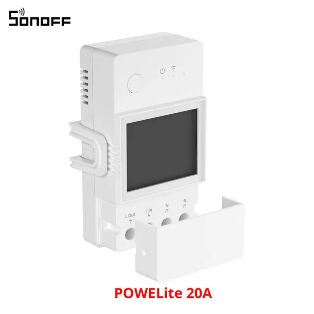 Sonoff Pow R3 16A /20A Wifi Smart Switch Higher Accuracy Power Consumption Measure Monitor Current Energy Usage Work With Alexa