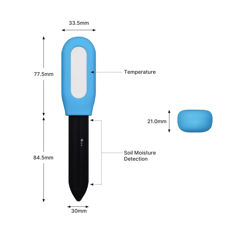 MOES Tuya Smart ZigBee Soil Temperature Meter Moisture Humidity Sensor Plant Monitor Detector Garden Automation Irrigation
