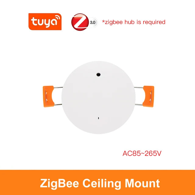 Tuya ZigBee Wireless MmWave Human Presence Motion Sensor With Luminance/Distance Detection Radar PIR Sensor For Home Automation