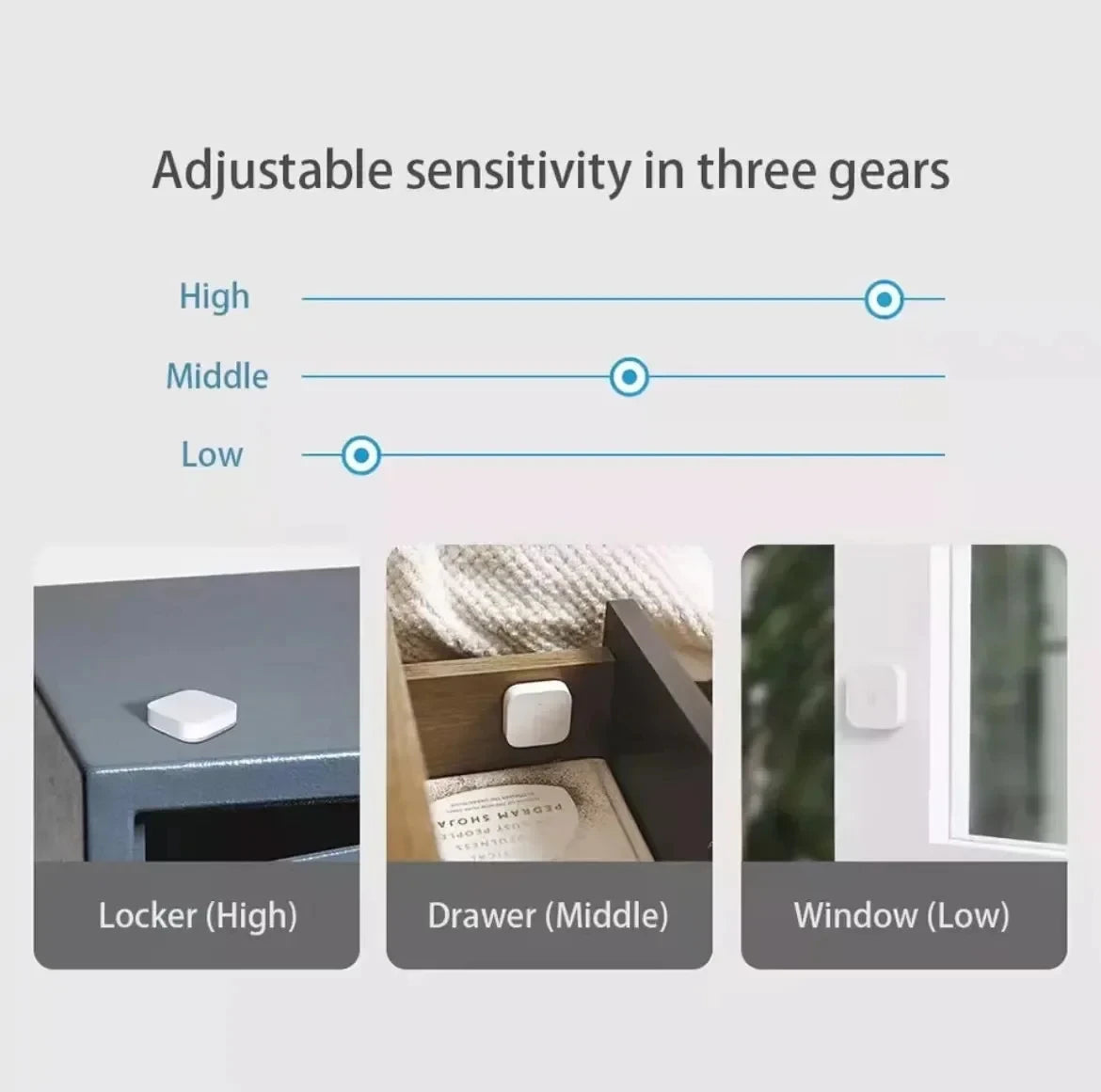Global version Aqara Vibration sensor Shock sensor Sleep sensor Valuables alarm Monitoring vibration shock work mi home App