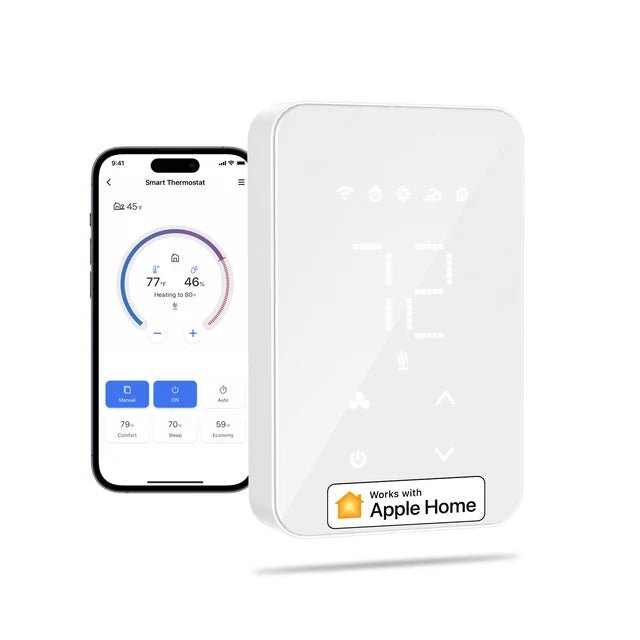 Meross HomeKit Wi-Fi Smart Thermostat for Electric Heating System Touch Screen Work with Siri Alexa Google Assistant SmartThings