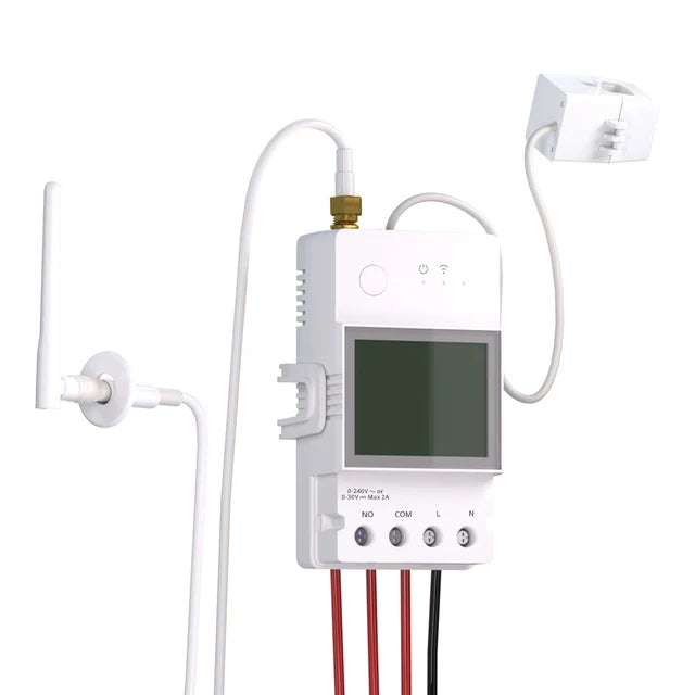 SONOFF POWCT POW Ring Smart Power Meter Energy Monitor 100A WiFi Smart Home Switch Support Contactor Control Alexa Google Home