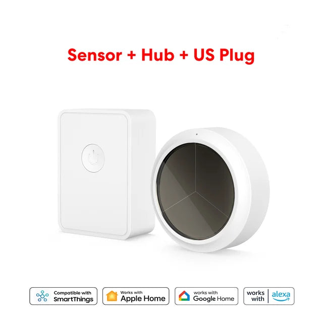 Meross New WiFi Smart Temperature Humidity Sensor Indoor Hygrometer Remote Monitor Thermometer Sensor Works with Homekit