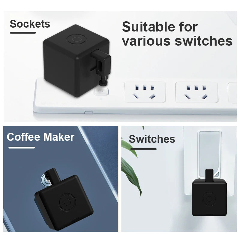 Tuya Zigbee Fingerbot Plus Smart Fingerbot Switch Button Pusher APP Timer Voice Control Works with Alexa Google Home Assistant