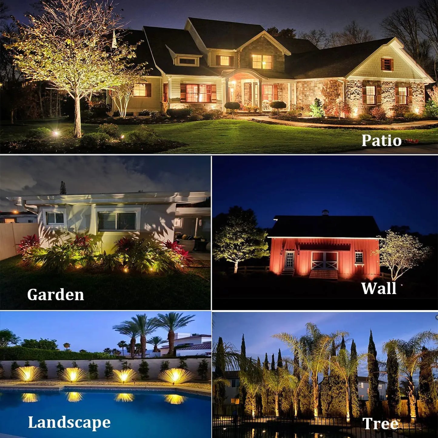 AC85-265V 2/4/6/8/10 in 1Outdoor led mobile phone APP garden lawn lamp splicing Bluetooth WiFi smart plug-in floor lamp