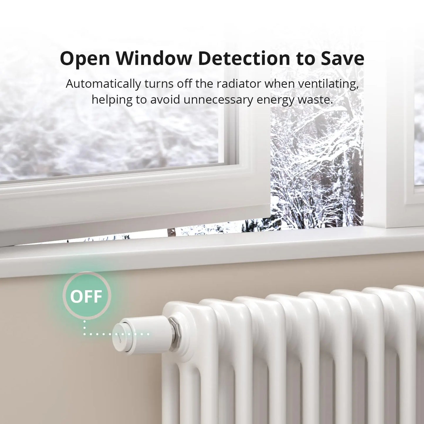 SONOFF TRVZB Zigbee Thermostatic Radiator Valve Smart Home eWeLink App Remote Control Works with SONOFF ZB Bridge-P/ ZBDongle-P