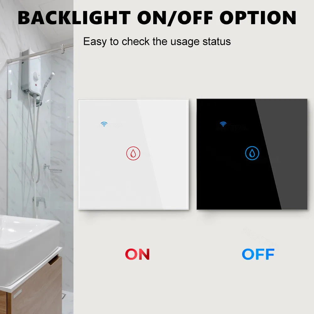 40A Homekit Smart Wifi Water Heater Boiler Touch Switch Air Conditioner Light Timing EU Us Brazil Wall App For Alexa Google Home