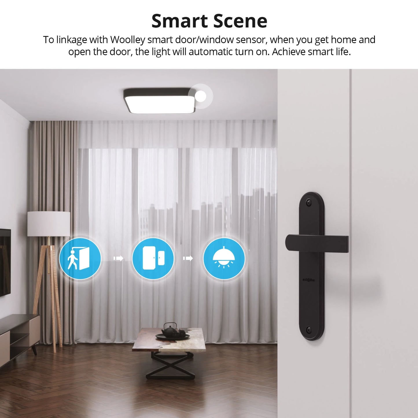 Woolley WiFi Bluetooth Smart Light Switch Universal Breaker Timer eWeLink APP Wireless Remote Control Works with Google Home