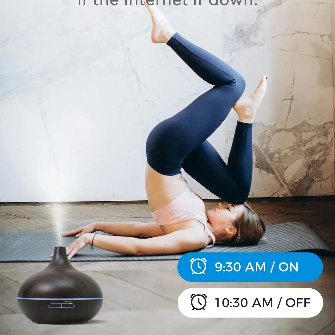 Meross Smart WiFi Wooden Essential Oil Diffuser Air Humidifier Voice Control Humificador For Bedroom Home Plants Support HomeKit