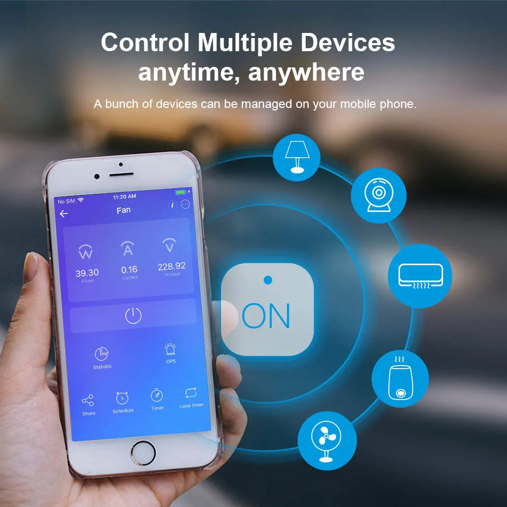 Sonoff S31 US 15A Mini Wifi Smart Socket Home Power Consumption Measure Monitor Energy Usage App Remote IFTTT Control with Alexa