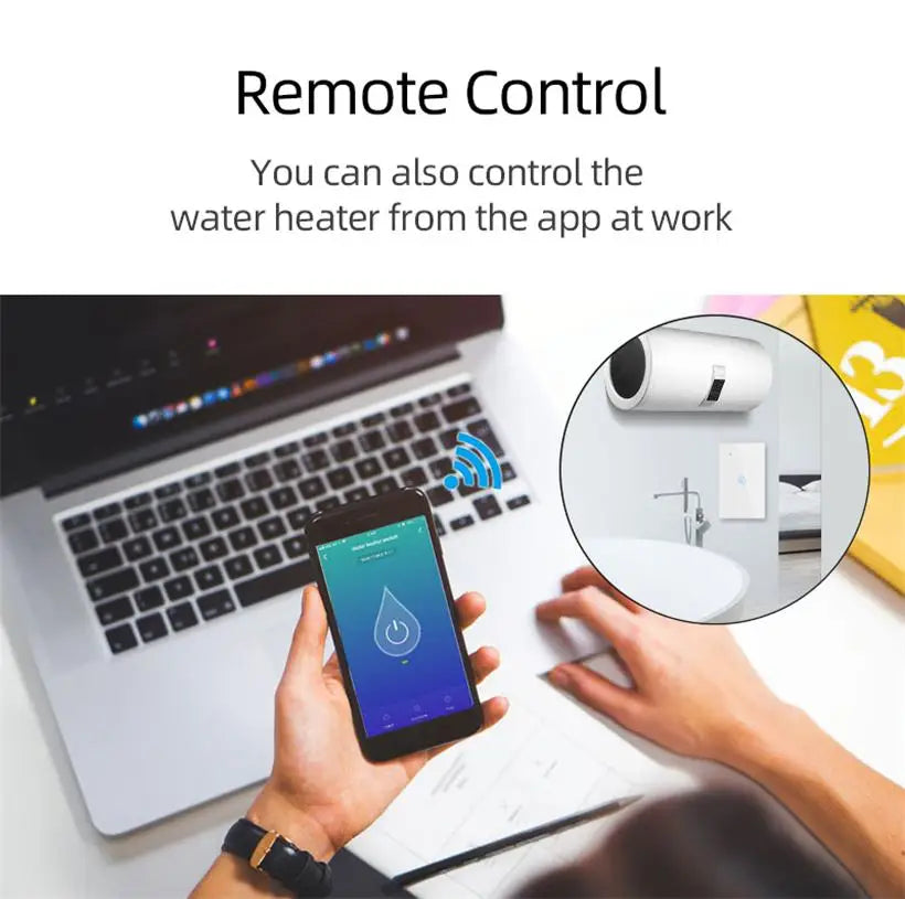 40A Homekit Smart Wifi Water Heater Boiler Touch Switch Air Conditioner Light Timing EU Us Brazil Wall App For Alexa Google Home