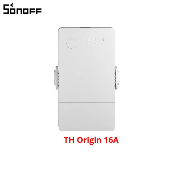 SONOFF TH Origin Wifi Switch Smart Home Controller Temperature Humidity Monitor Switch 20A Max SONOFF TH10/16 Upgrade Version