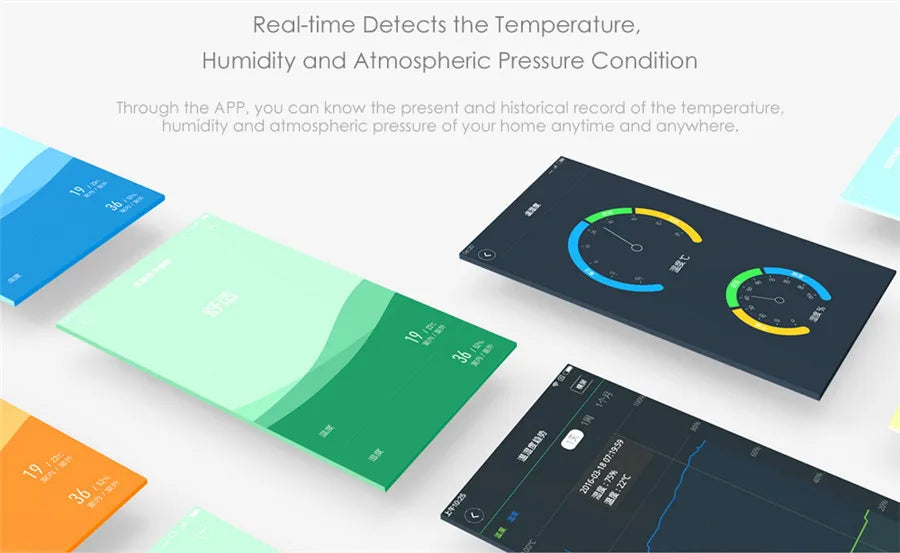 Global version Aqara Temperature Sensor Smart Air Pressure Humidity Sensor Zigbee Smart home For Xiaomi APP Mi home Homekit