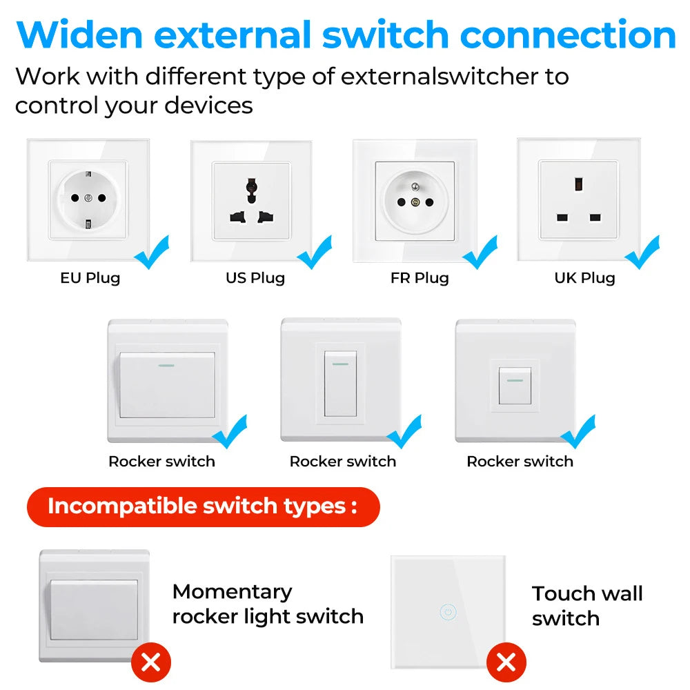 eWeLink App Mini ZigBee3.0 Smart Switch DIY Breaker Relay Module For SmartThings Alice Alexa Google Home Assistant Zigbee2MQTT
