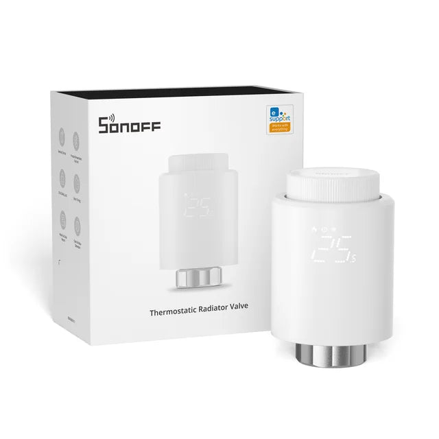 SONOFF TRVZB Zigbee Thermostatic Radiator Valve Smart Home eWeLink App Remote Control Works with SONOFF ZB Bridge-P/ ZBDongle-P