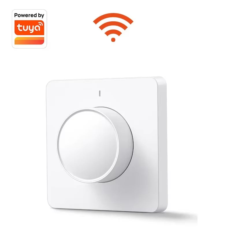 Tuya Smart Wifi Zigbee Rotary Light Dimmer Switch Smart Life/Tuya APP Remote Control Works with Alexa Google Voice Assistants