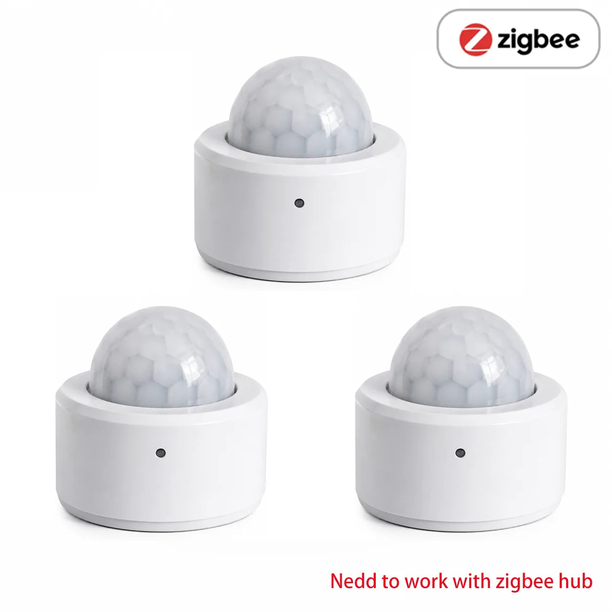 Zigbee 3.0 PIR Motion Sensor Smart Scene Linkage Human Body Sensor Work with Home Assistant Zigbee2Mqtt Ewelink Tuya Smart Life