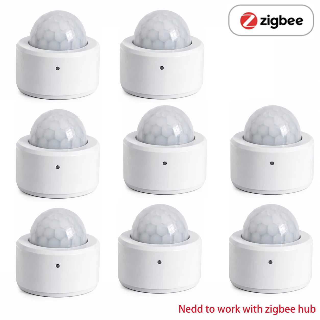 Zigbee 3.0 PIR Motion Sensor Smart Scene Linkage Human Body Sensor Work with Home Assistant Zigbee2Mqtt Ewelink Tuya Smart Life