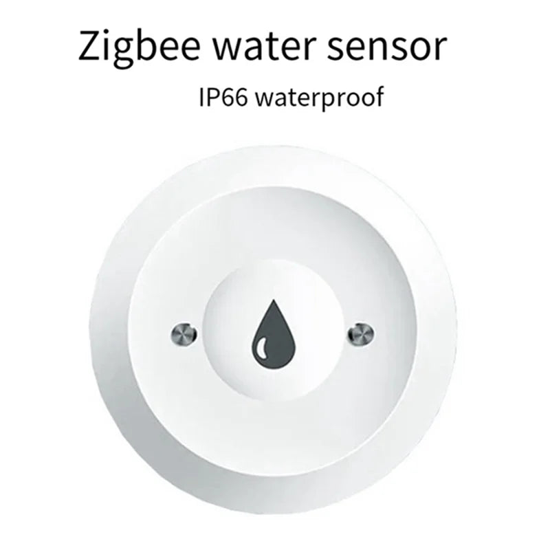 3Pcs Zigbee Water Sensor Tuya Flood Detector Smart Life Control Need Zigbee Gateway-Tces