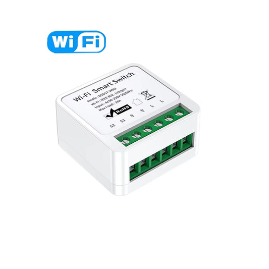 Tuya 16A WIFI Zigbee 3.0 Mini Smart Life APP Remote DIY Timing Relay Wireless Control with Alice, Alexa, Google Assistant