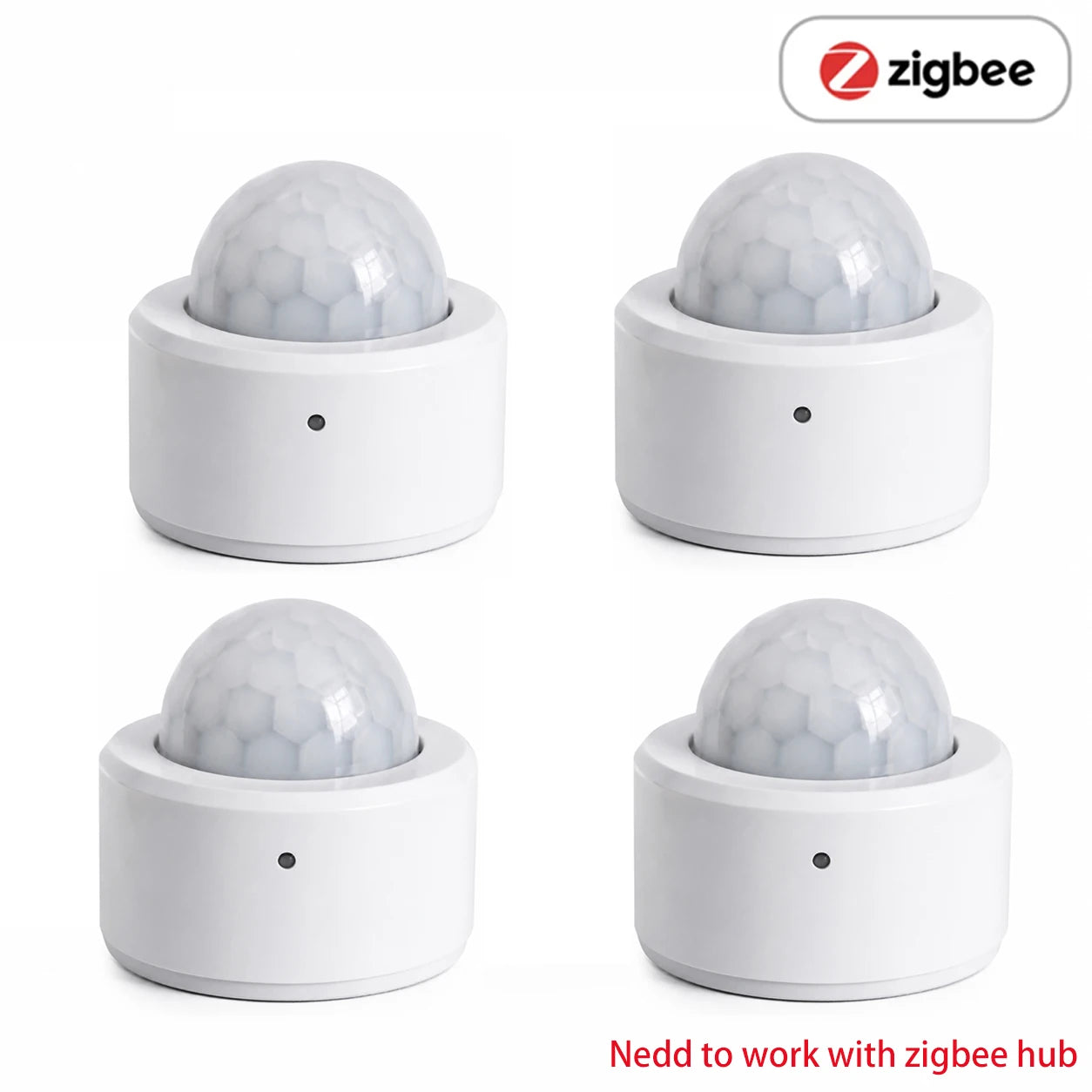 Zigbee 3.0 PIR Motion Sensor Smart Scene Linkage Human Body Sensor Work with Home Assistant Zigbee2Mqtt Ewelink Tuya Smart Life