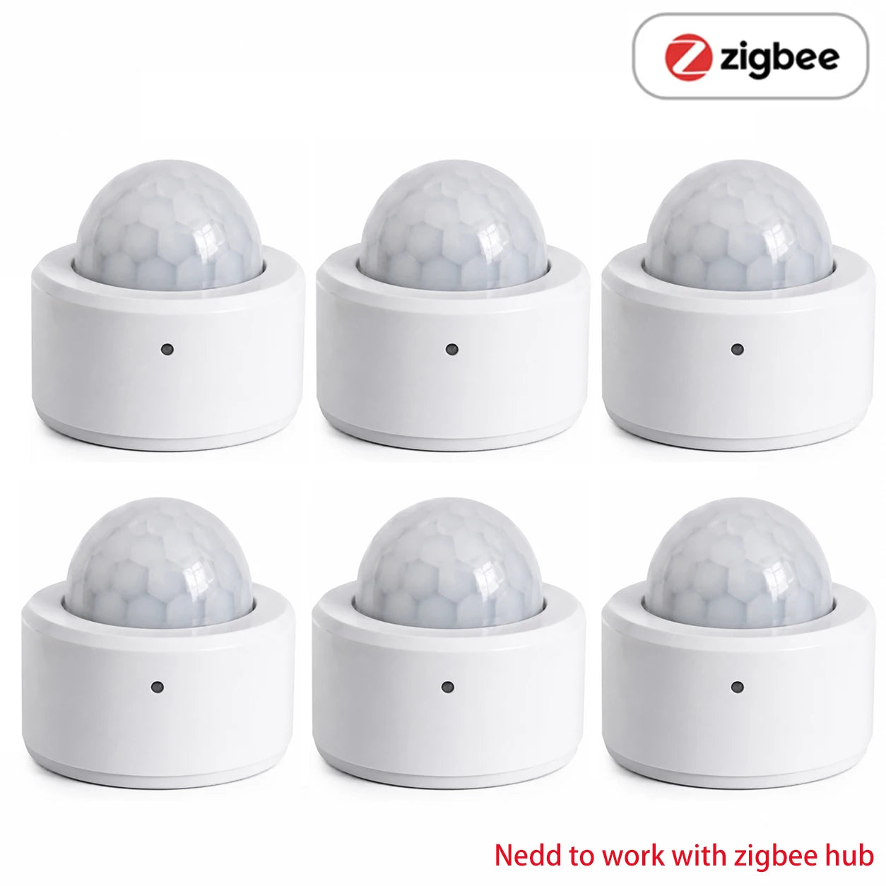 Zigbee 3.0 PIR Motion Sensor Smart Scene Linkage Human Body Sensor Work with Home Assistant Zigbee2Mqtt Ewelink Tuya Smart Life