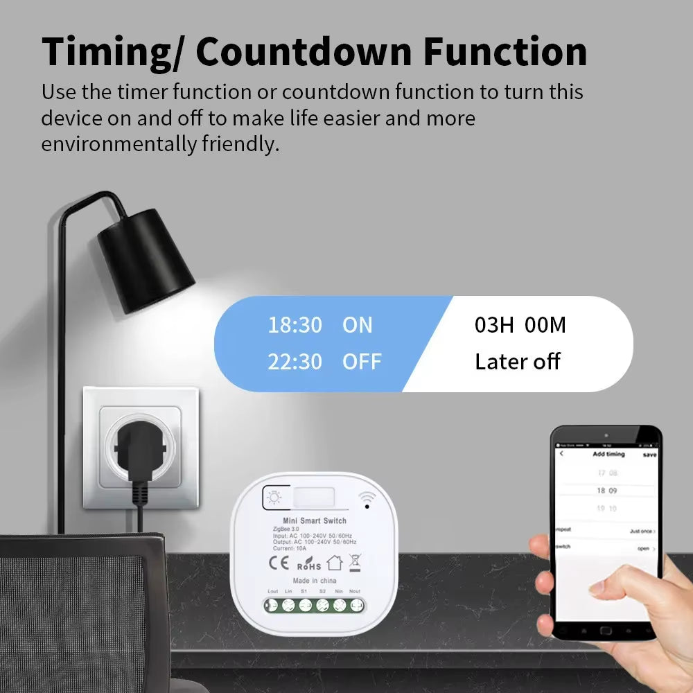 Tuya Zigbee Self Powered Diy Whole House Smart Switch No Battery Waterproof Wireless Remote Control Kinetic Switches Set
