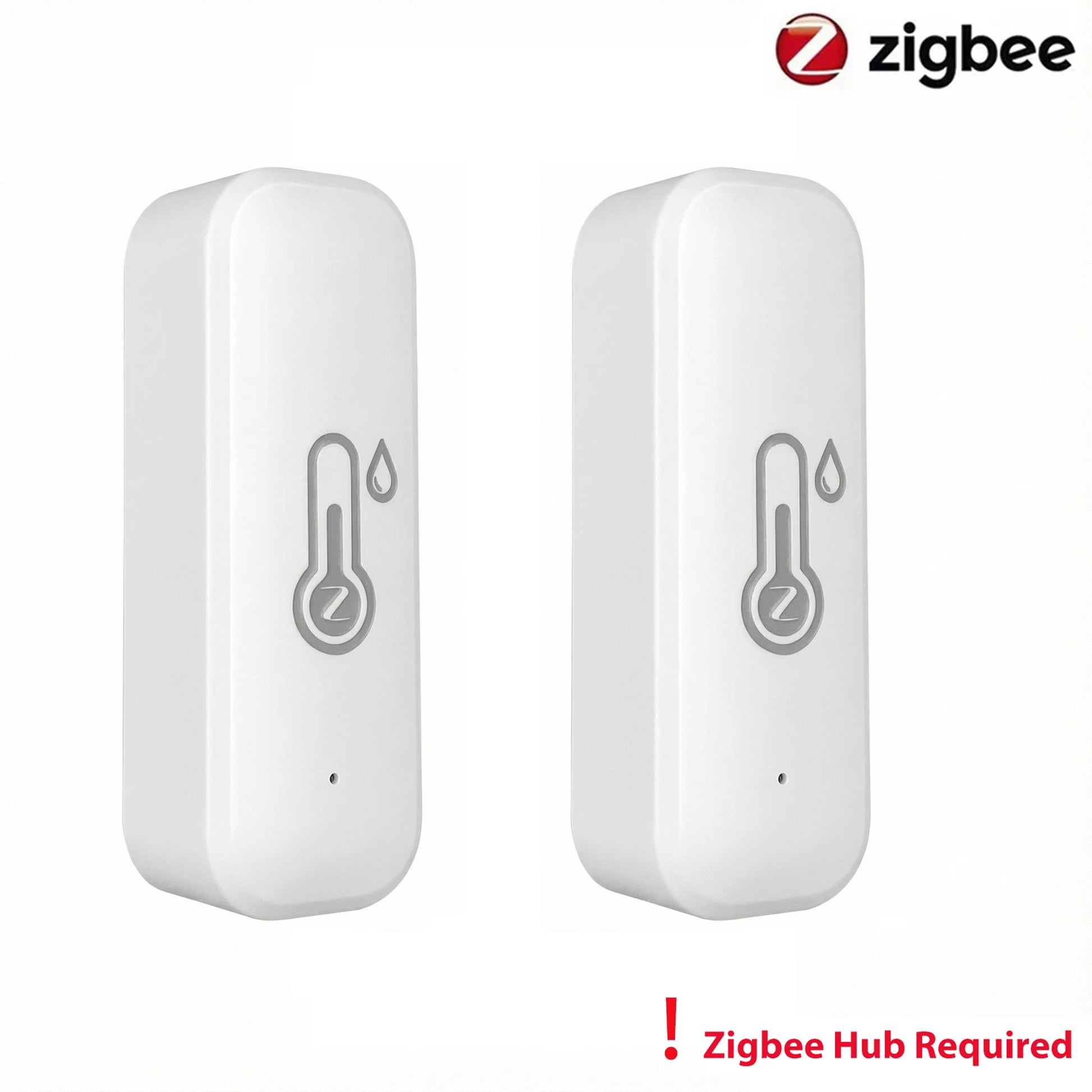Tuya Zigbee Smart Wireless Temperature and Humidity Sensor Hygrometer Thermometer Detector Work with Alexa Home Assistant Z2Mqtt