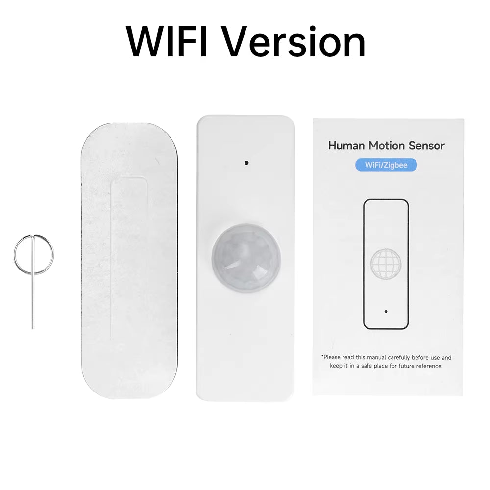 Tuya Smart WIFI Zigbee Human Motion Sensor Wireless PIR Infrared/Presence Sensing Motion Detector without Battery