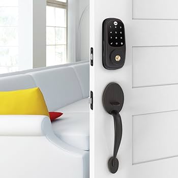 Yale Z-Wave Plus Touchscreen Deadbolt Assure Lock® (Gen5), Black Suede