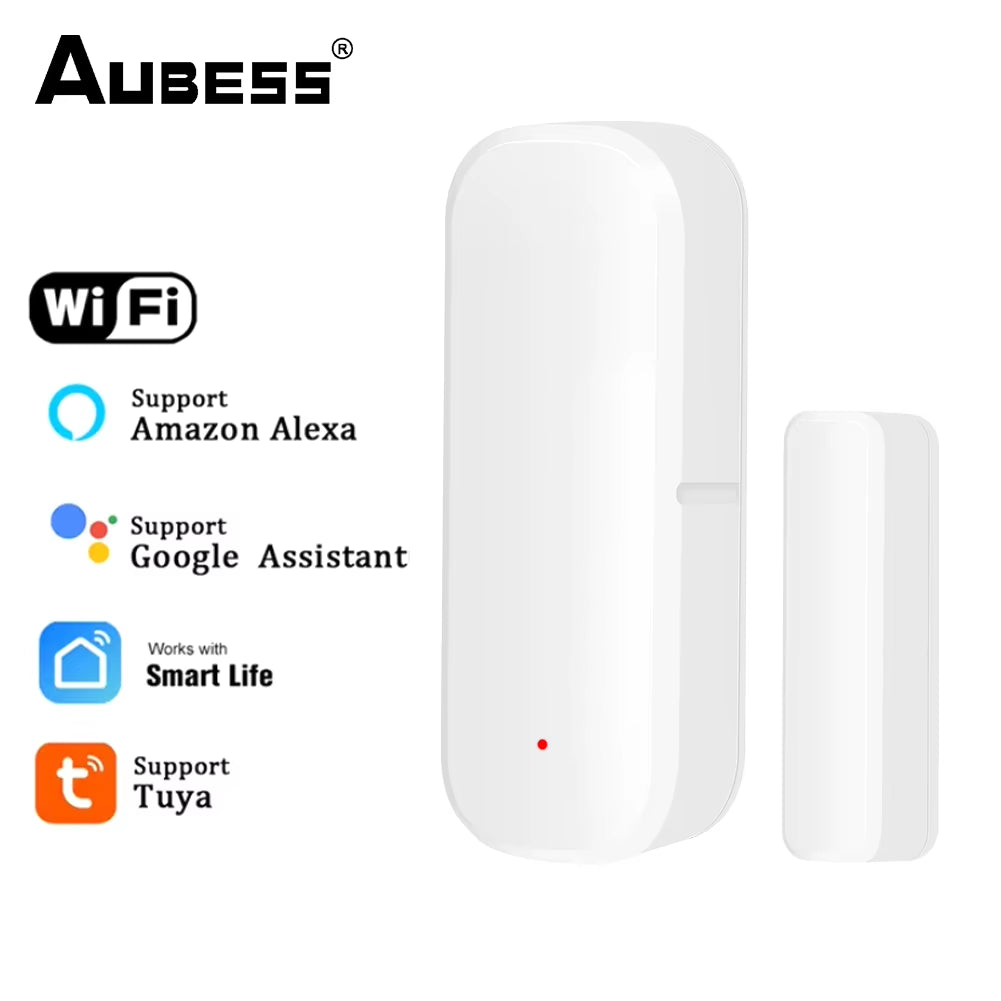 Tuya Zigbee/Wifi Smart Door Sensor Garage Door Window Open/Closed Detectors Smart Life APP Remote Control via Alexa Google Home